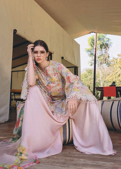 Lawn Unstitched Embroidered Suit by MARIA.B