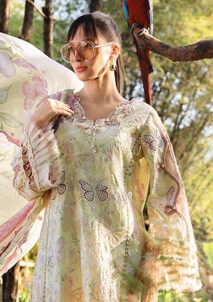 MARIA.B Lawn & Chiffon 3Pc Suit