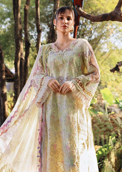 MARIA.B Lawn & Chiffon 3Pc Suit