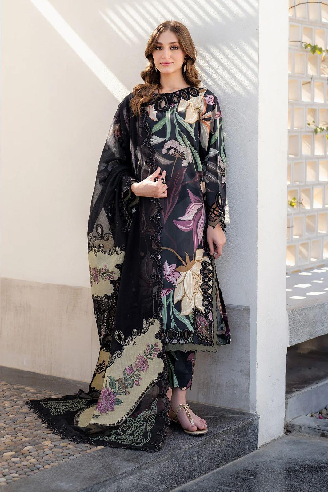 Floral Lawn Suit 3pc
