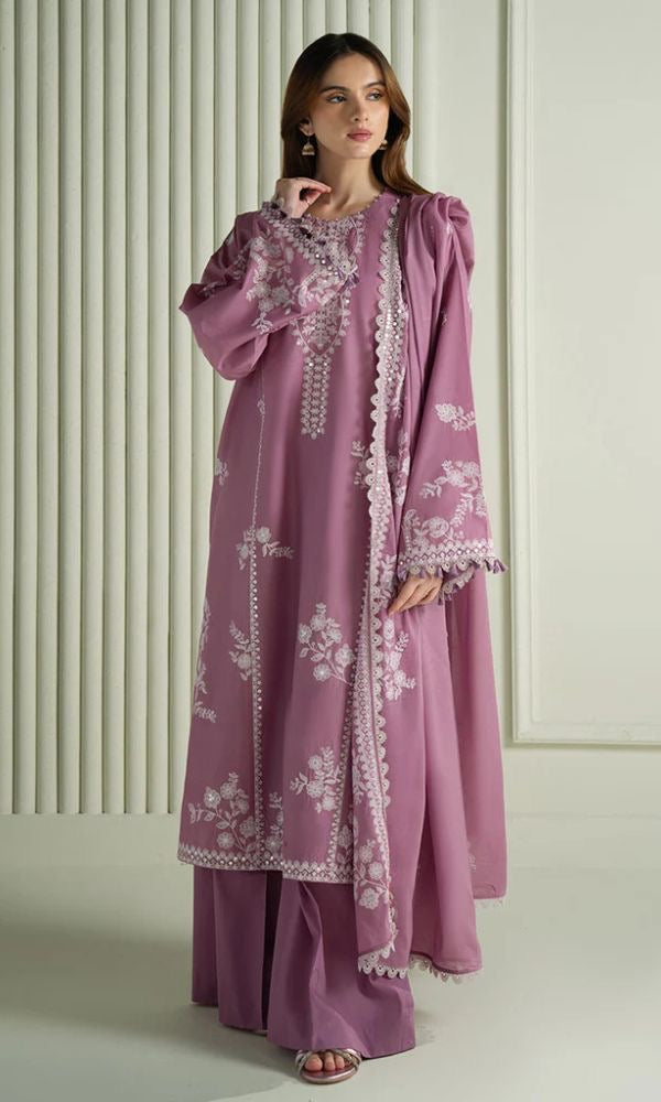 Embroidered Lawn 3pc Suit