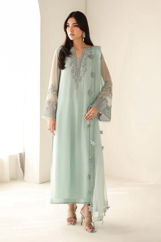 Barouqe Luxury Chiffon Embroidered Suit