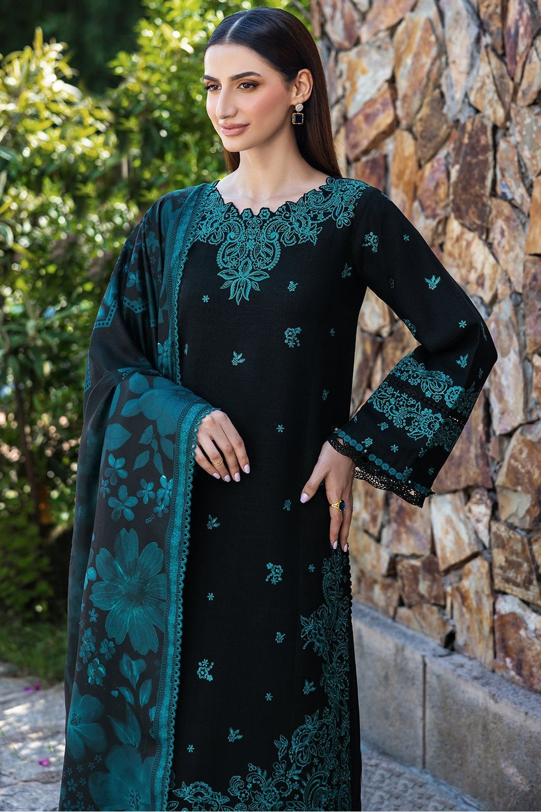 Embroidered Lawn Suit 3pc